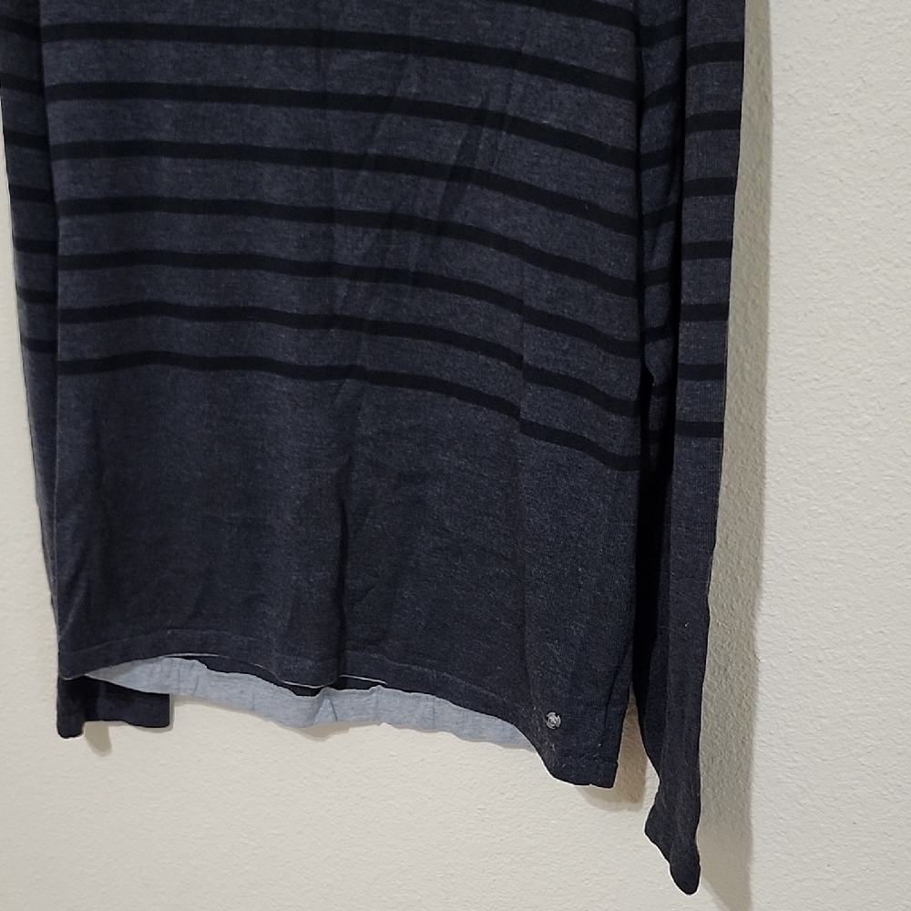 Buffalo David Bitton Black and Gray Long Sleeve Tee - Picture 6 of 11